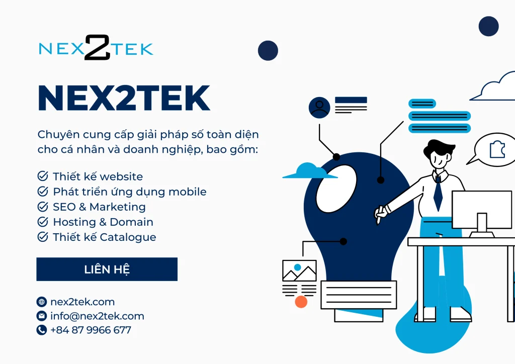 Thiết Kế Catalogue 6 Các dịch vụ nổi bật của Nex2Tek