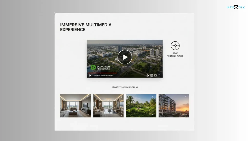Bí Quyết Thiết Kế Website Bất Động Sản: Từ Zero Đến Chuyển Đổi Triệu Đô 5 Multimedia – ảnh và video chất lượng