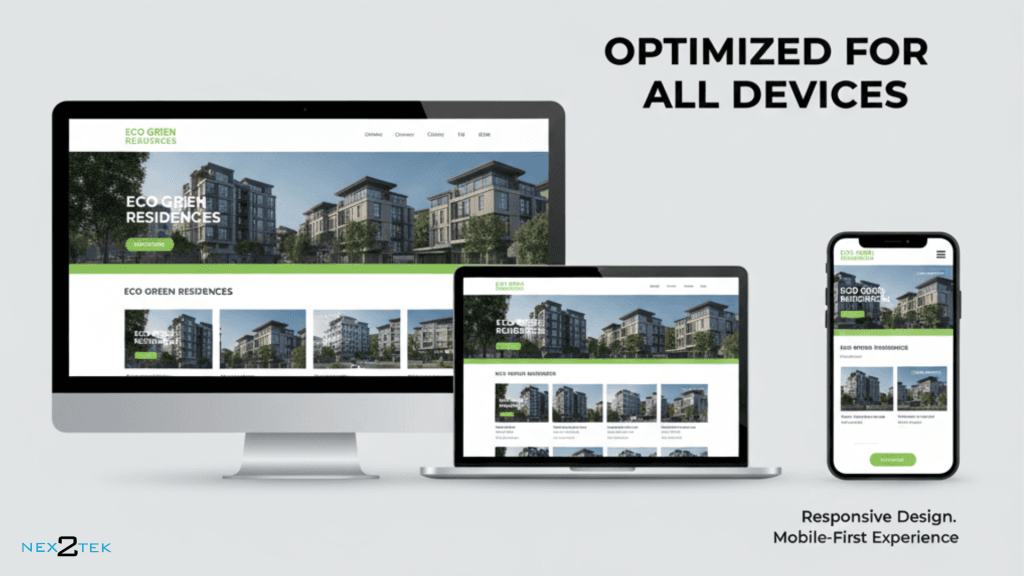 Bí Quyết Thiết Kế Website Bất Động Sản: Từ Zero Đến Chuyển Đổi Triệu Đô 6 Tối ưu trên thiết bị di động