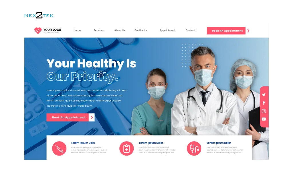 Thiết Kế Website Phòng Khám Đa Khoa Chuẩn SEO với Giải Pháp Xây Dựng Uy Tín Và Thu Hút Người Bệnh 5 Giao diện ưu nhìn